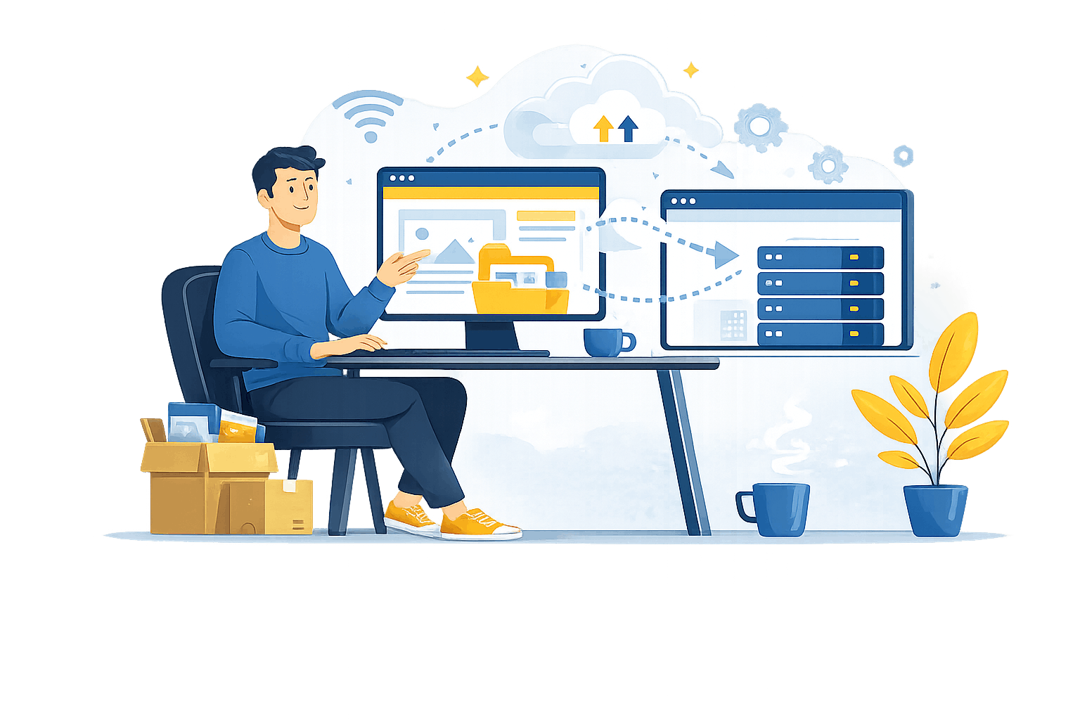 Free migration for UK web hosting, WordPress hosting and reseller hosting